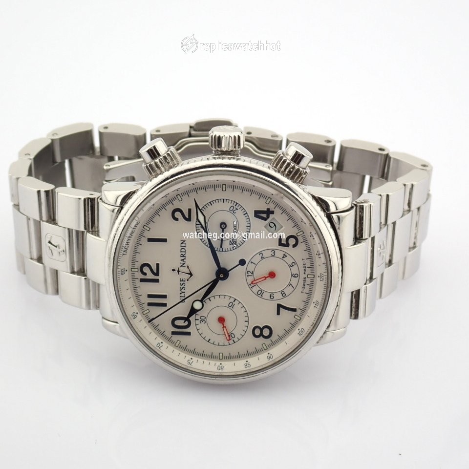 Ulysse Nardin Marine Chronograph Mens watch Unisex Automatic Steel 353 22 5