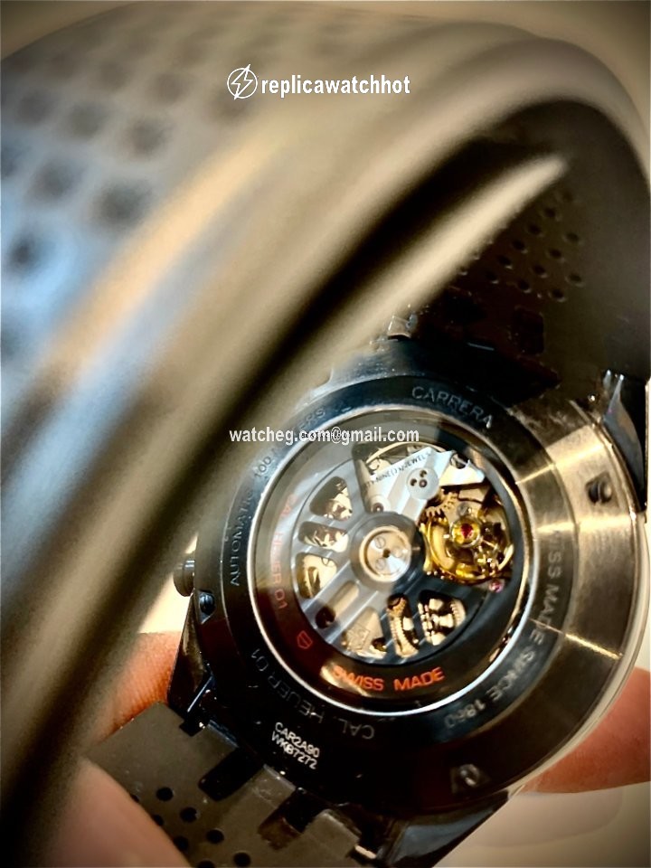TAG Heuer Carrera Calibre HEUER 01 Mens watch Unisex Automatic Ceramic CAR2A90.FT6071 5