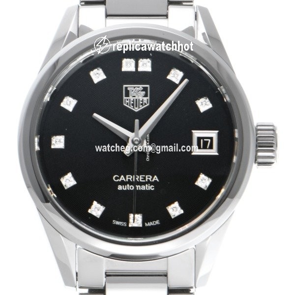 TAG Heuer Carrera Lady Womens watch Quartz Steel WAR2413.BA0770 5