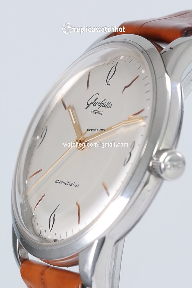 Glashtte Original Sixties Mens watch Unisex Automatic Steel 39-52-01-02-04 5
