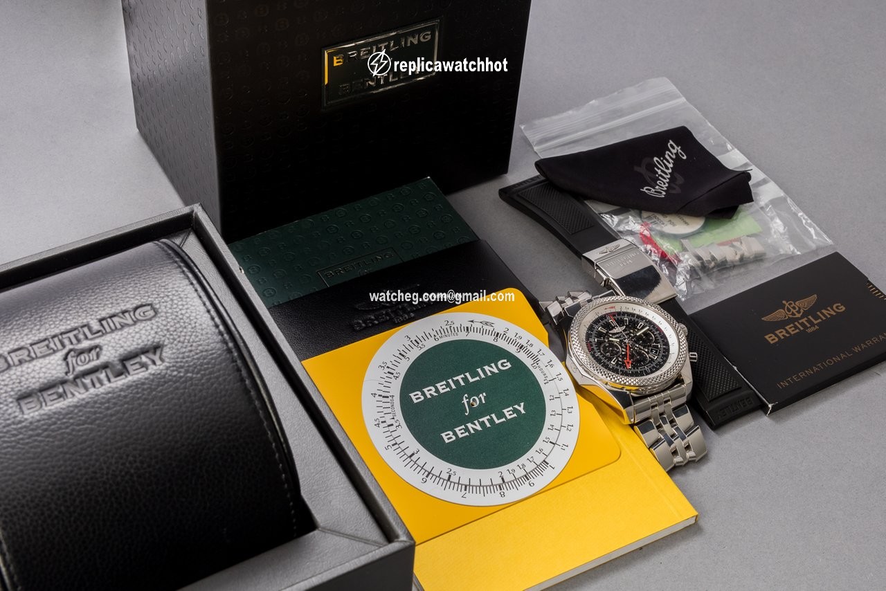 Breitling Bentley B04 GMT Mens watch Unisex Automatic Steel AB043112 BC69 5
