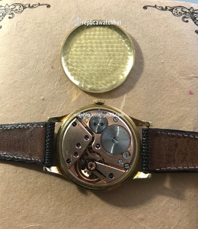 Omega Mens watch Unisex Manual winding Yellow gold 14707 5