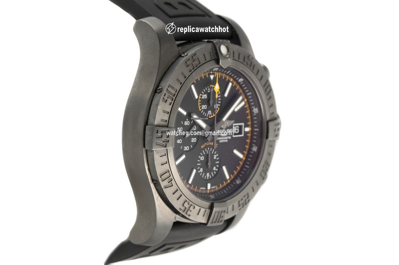 Breitling Super Avenger II Mens watch Unisex Automatic Steel M13371 5