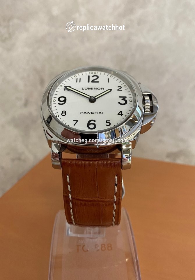 Panerai Luminor Base Mens watch Unisex Manual winding Steel PAM 00114 5