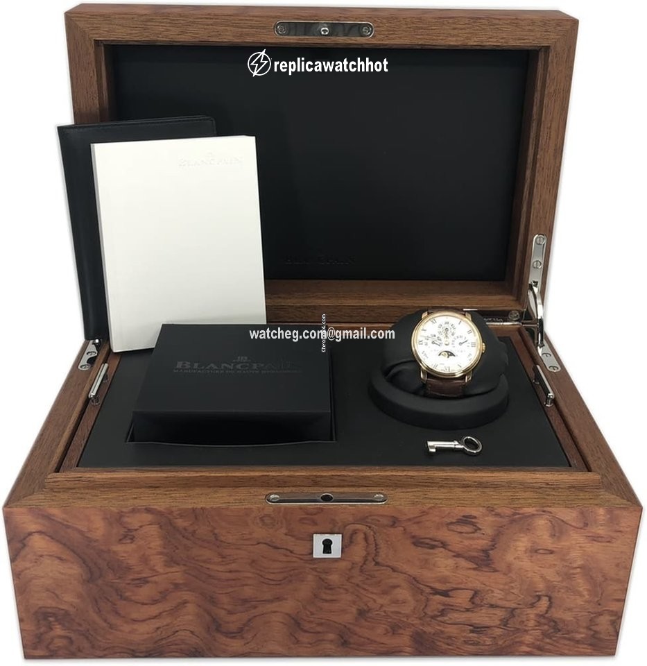 Blancpain Villeret Mens watch Unisex Automatic Red gold 6659-3631-55B 5