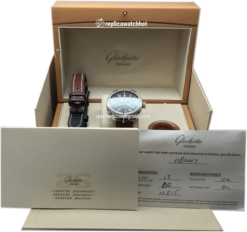 Glashtte Original Senator Navigator Automatic Mens watch Unisex Automatic Steel 100-09-07-05-04 5
