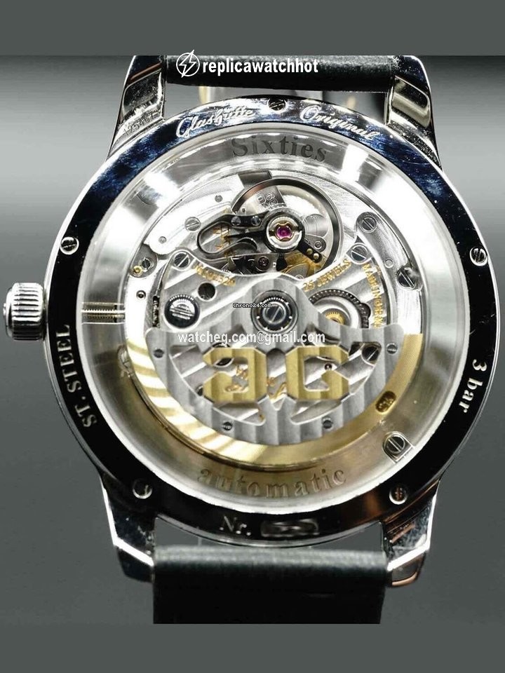Glashtte Original Sixties Mens watch Unisex Automatic Steel 1-39-52-03-02-04 5