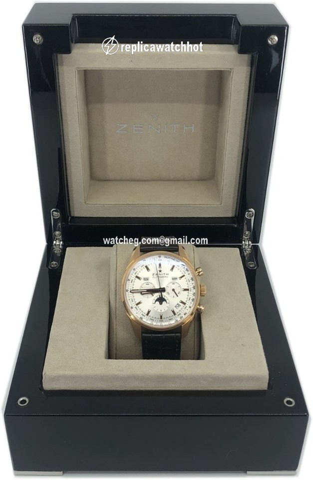 Zenith El Primero 410 Mens watch Unisex Automatic Rose gold 18.2091.410 01.C494 5