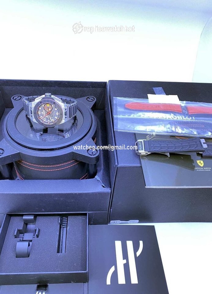Hublot Big Bang Ferrari Mens watch Unisex Automatic Titanium 401.NM.0123.NM 5