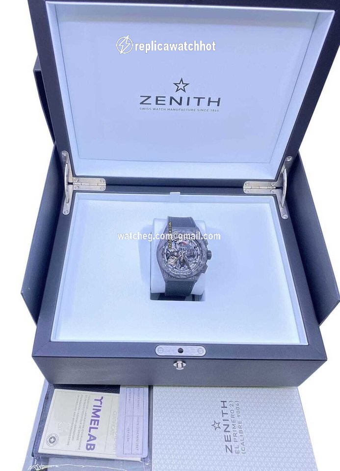 Zenith Defy El Primero Mens watch Unisex Automatic Ceramic 21 49.9000.9004 78.M9000 5
