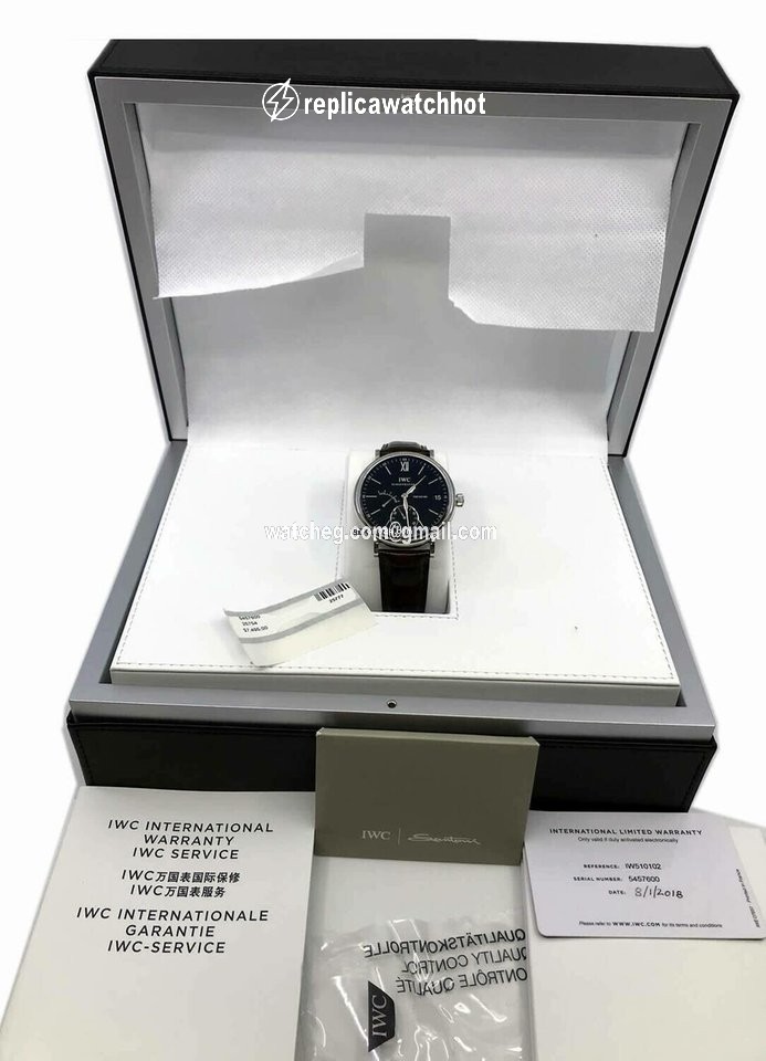 IWC Portofino Hand-Wound Mens watch Unisex Manual winding Steel IW5101-02 5