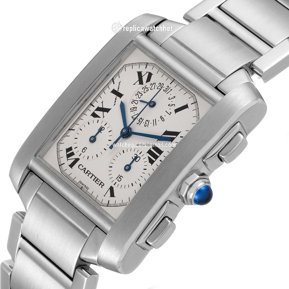 Cartier Tank Francaise Mens watch Unisex Quartz W51001Q3 5