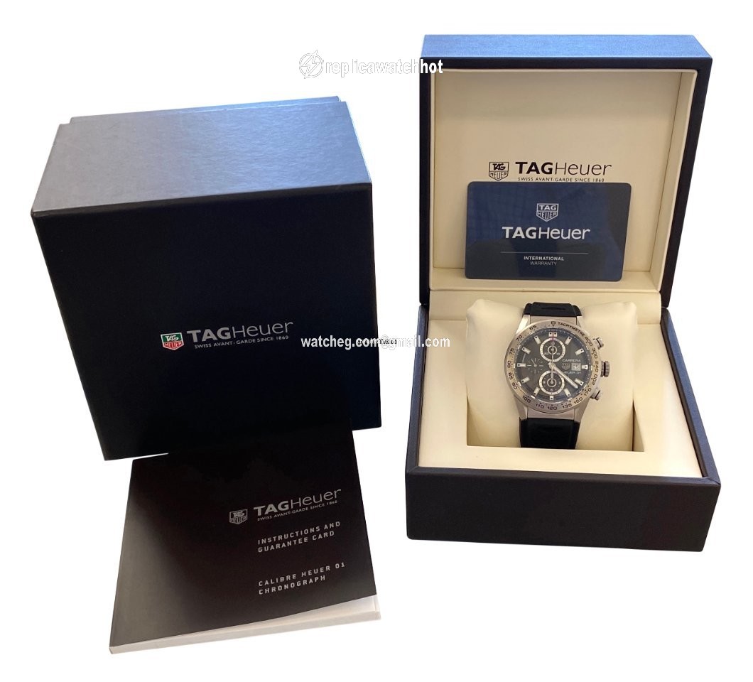 TAG Heuer Carrera Calibre HEUER 01 Mens watch Unisex Automatic Titanium CAR208Z.FT6046 5
