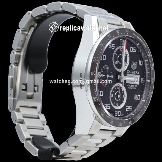 TAG Heuer Carrera Calibre 16 Mens watch Unisex Automatic Steel CV2A1S.BA0799 5