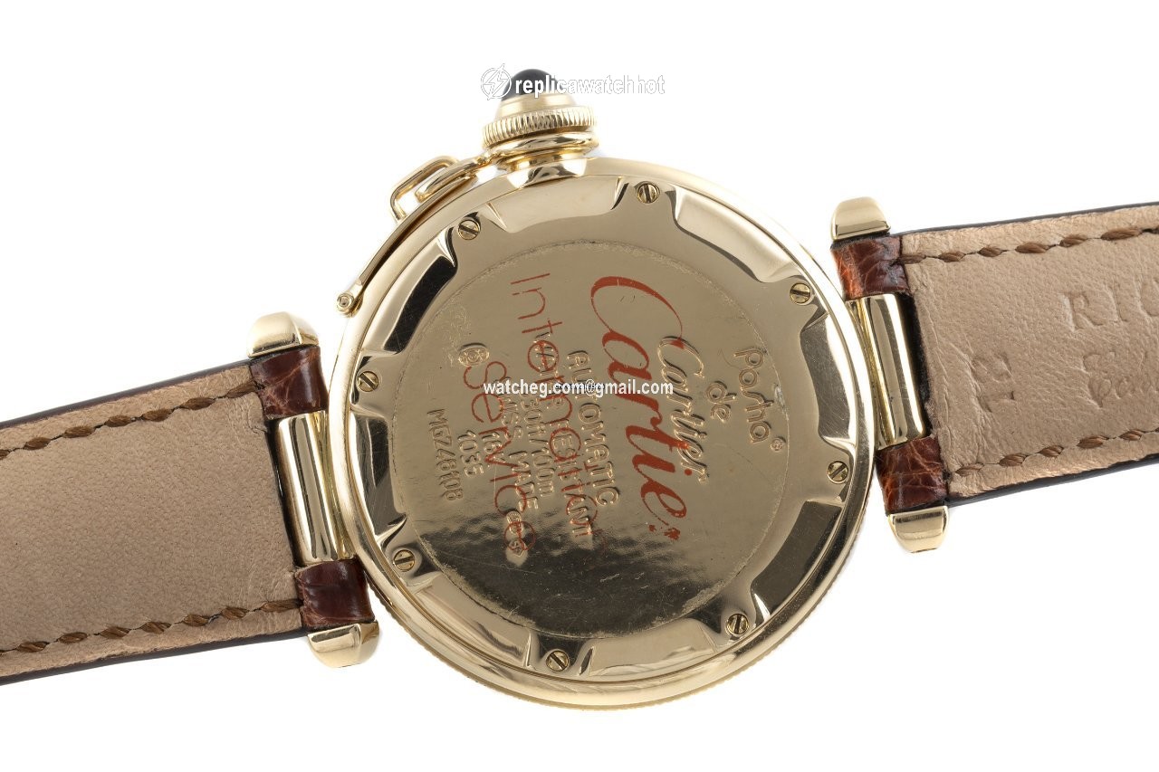 Cartier Pasha C Mens watch Unisex Automatic Yellow gold 1035 5