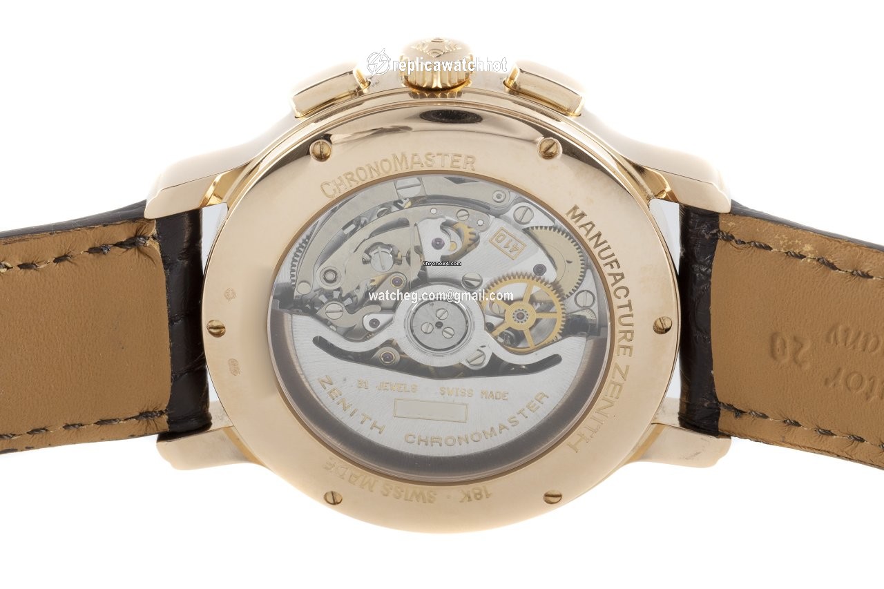 Zenith El Primero Mens watch Unisex Automatic Red gold 17.0240.410 5