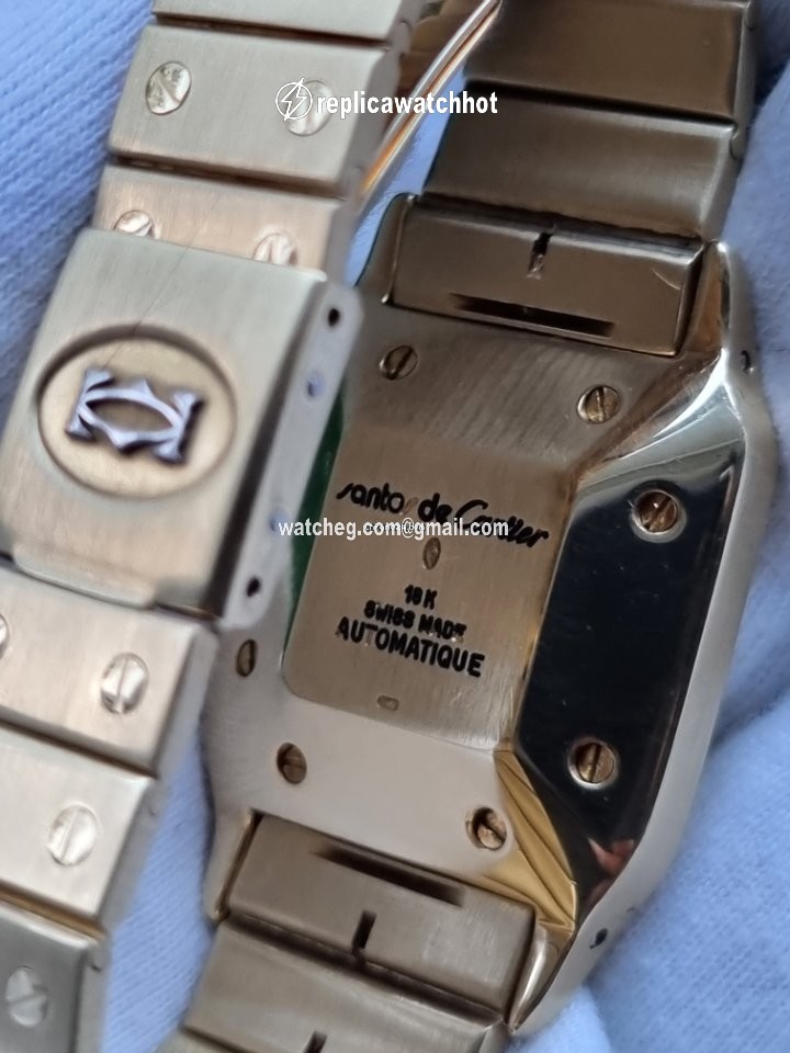 Cartier Santos Mens watch Unisex Automatic Yellow gold 2960 5