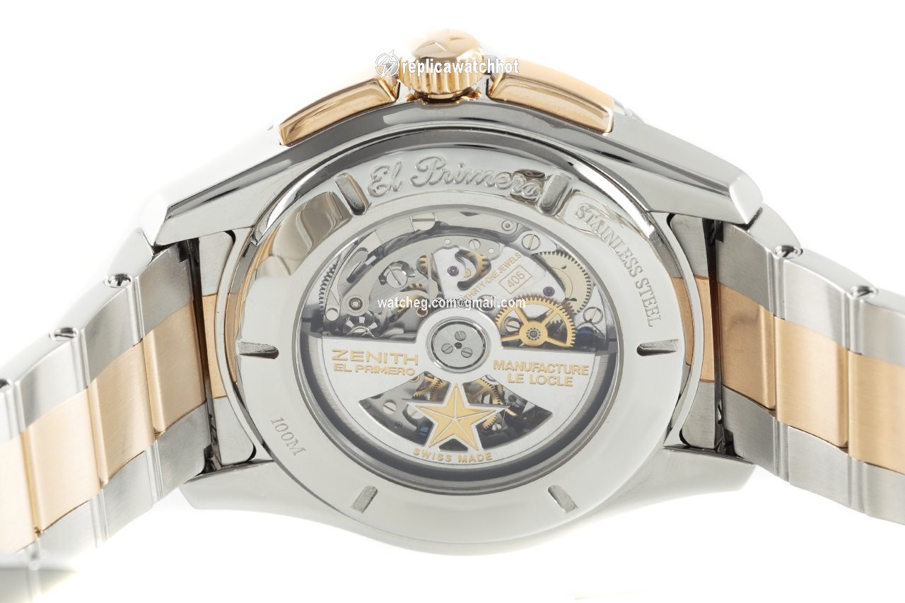 Zenith El Primero Stratos Flyback Mens watch Unisex Automatic Gold Steel 51.2061.405 01.M2060 5