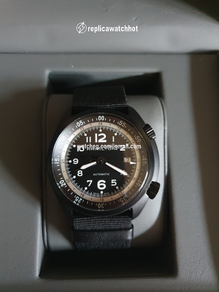 Hamilton Khaki Pilot Pioneer Mens watch Unisex Automatic Aluminum H80485835 5
