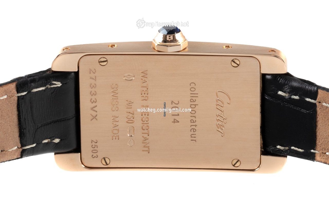 Cartier Tank Americaine Womens watch Quartz Red gold 2503 5