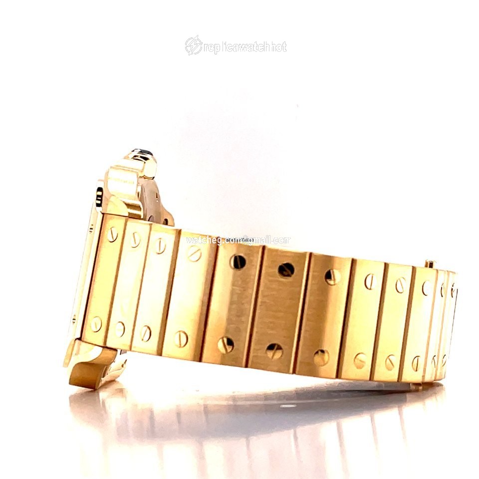 Cartier Santos Mens watch Unisex Automatic Yellow gold WGSA0029 5