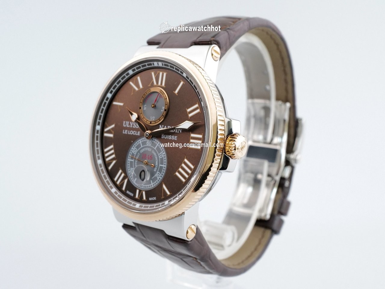 Ulysse Nardin Marine Chronometer 43mm Mens watch Unisex Automatic Gold Steel 265-67 45 5