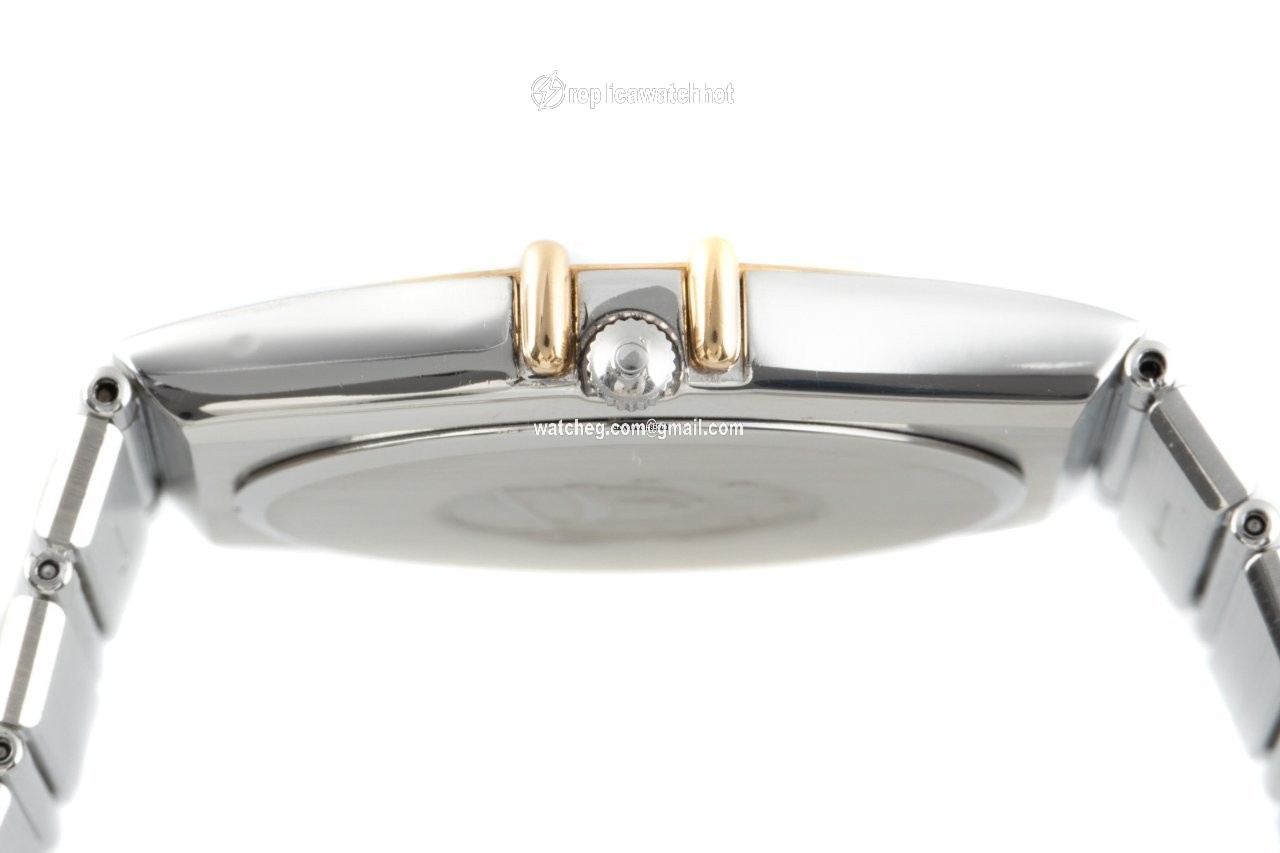 Omega Constellation Day-Date Mens watch Unisex Quartz Gold Steel 396.1070 5