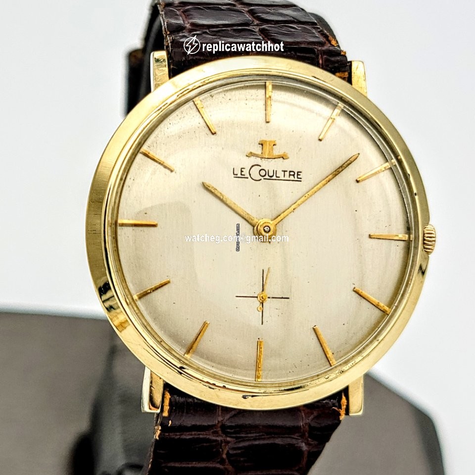 Jaeger-LeCoultre Mens watch Unisex Manual winding Yellow gold LeCoultre 818 5