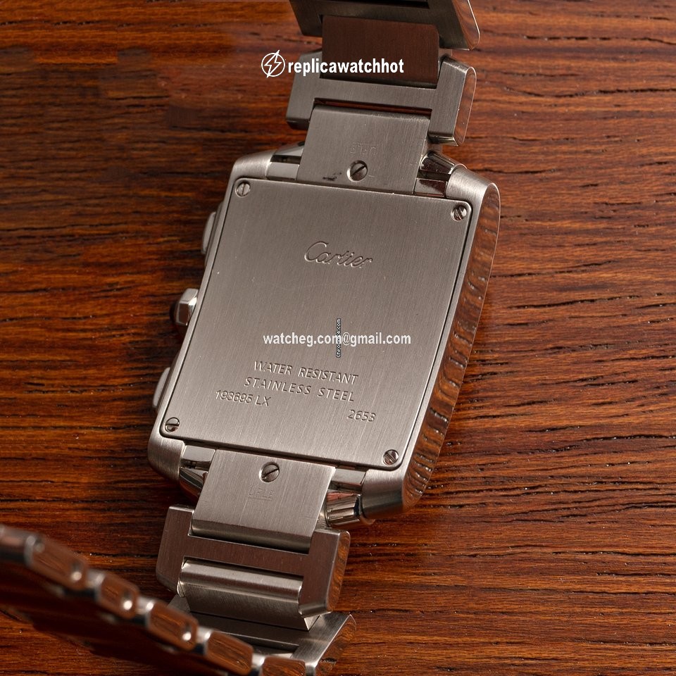 Cartier Tank Francaise Mens watch Unisex Quartz Steel 2653 5
