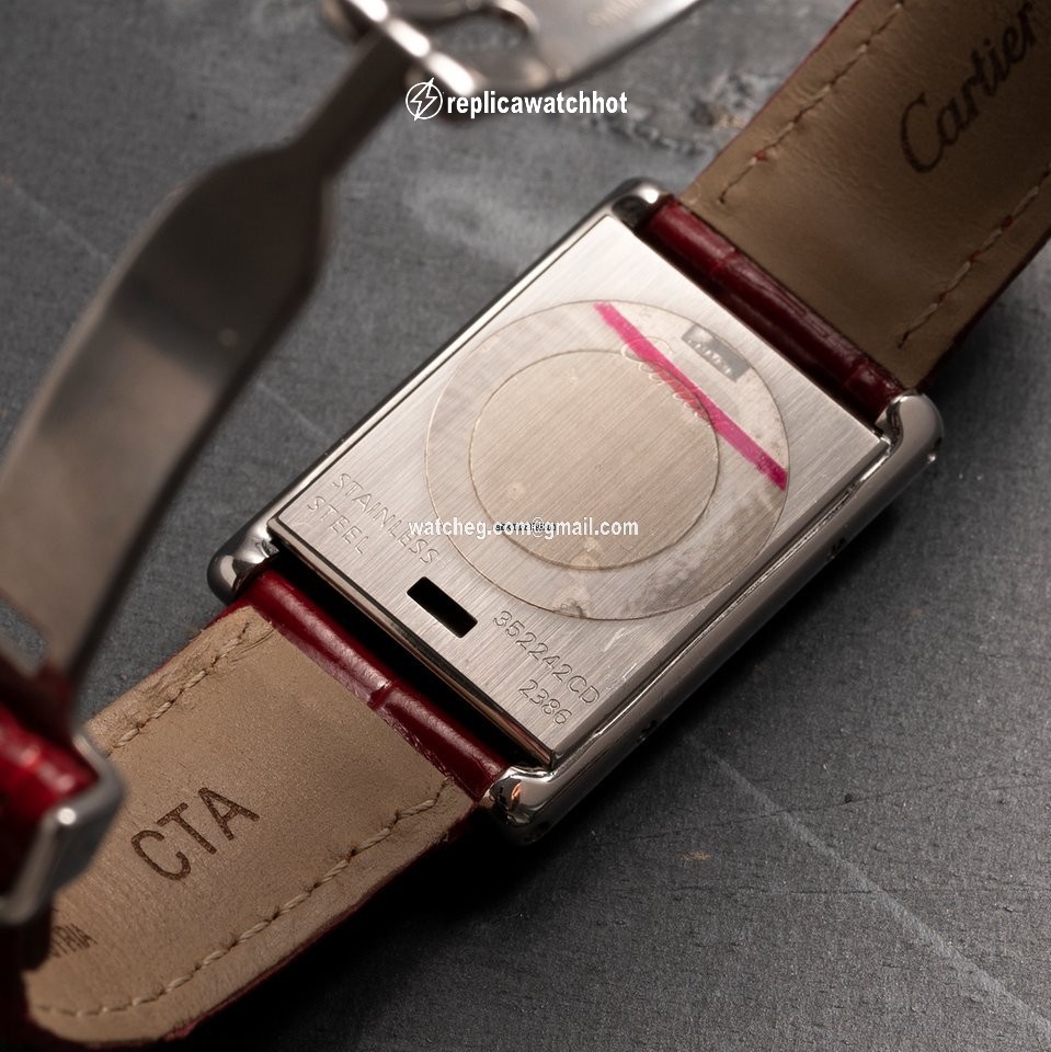Cartier Tank Womens watch Quartz Steel 2386 5