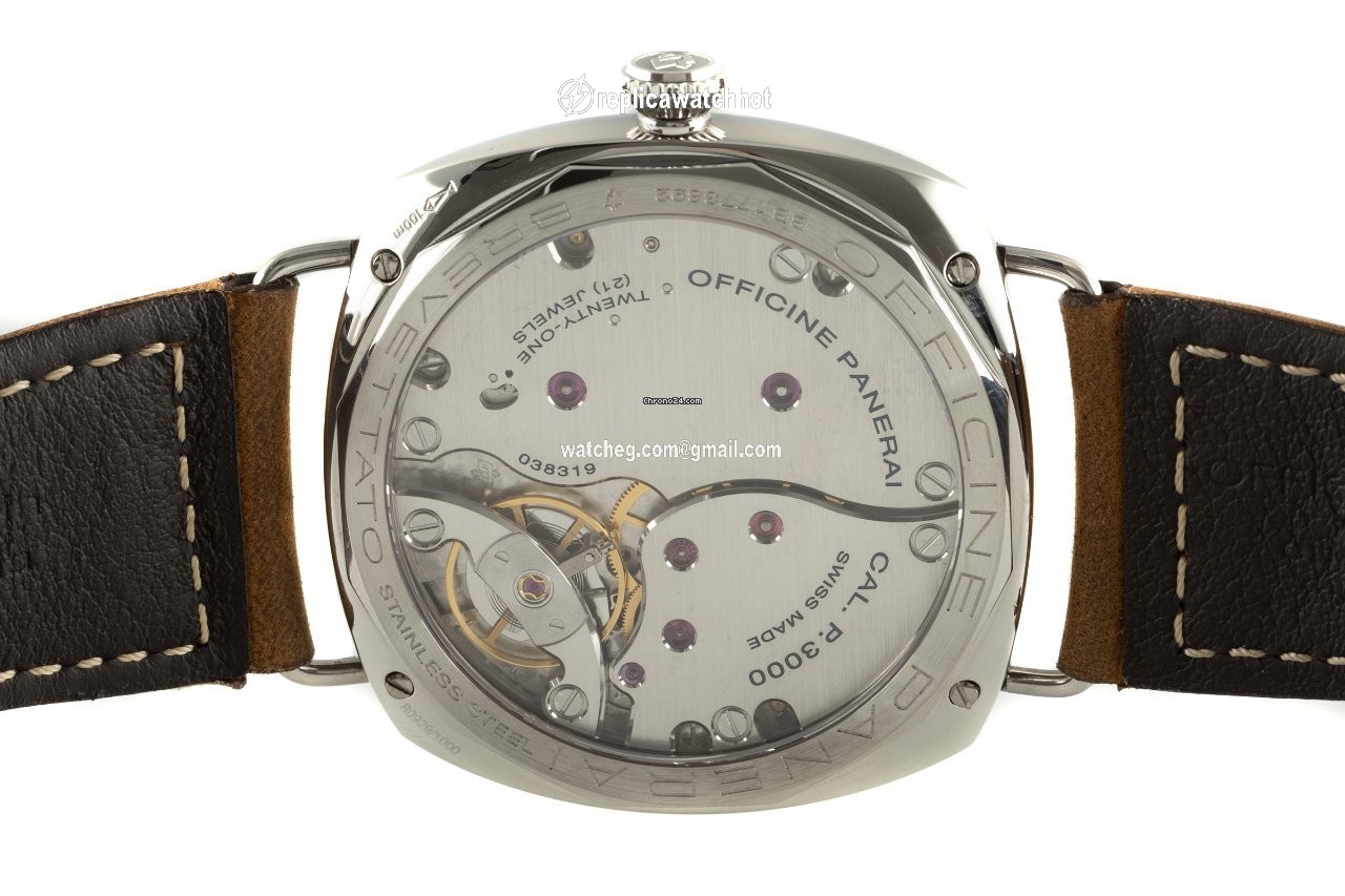 Panerai Radiomir 3 Days 47mm Mens watch Unisex Manual winding Steel PAM00424 5