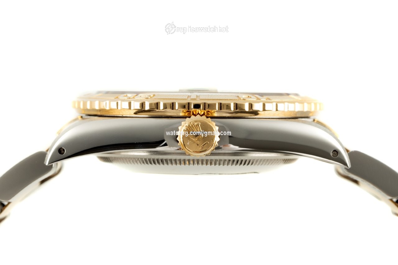 Rolex Datejust Turn-O-Graph Mens watch Unisex Gold Steel Automatic 16263 5