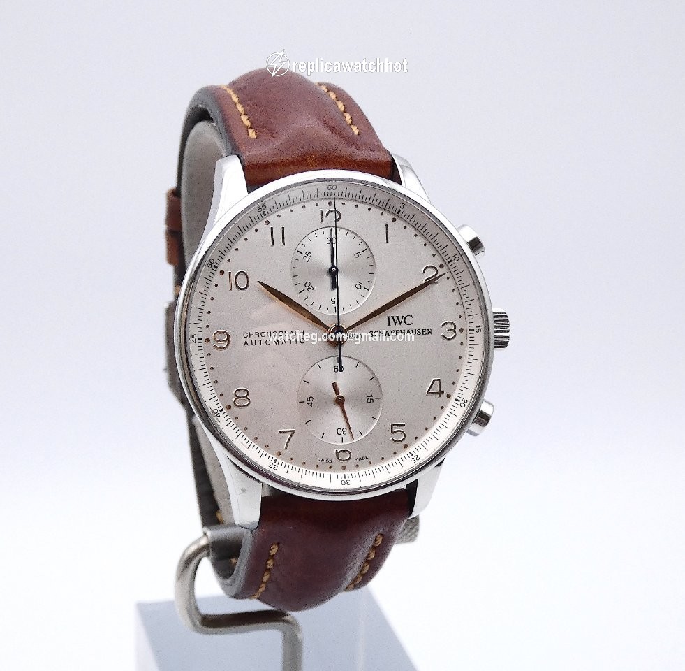 IWC Portuguese Chronograph Steel IW3714001 5