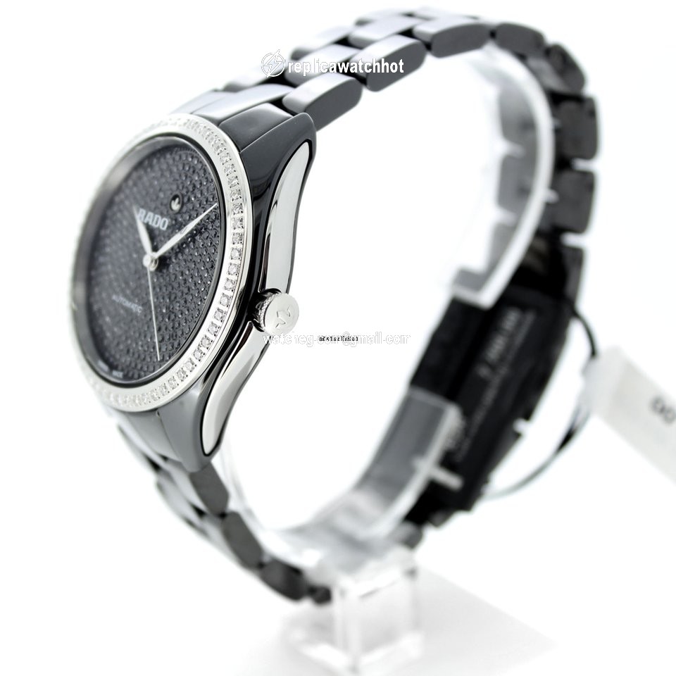 Rado HyperChrome Diamonds Womens watch Automatic Ceramic R32482722 5