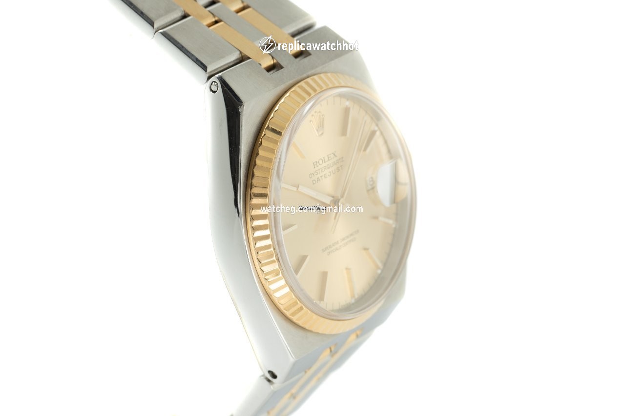 Rolex Mens watch Unisex Gold Steel Quartz 17013A 5