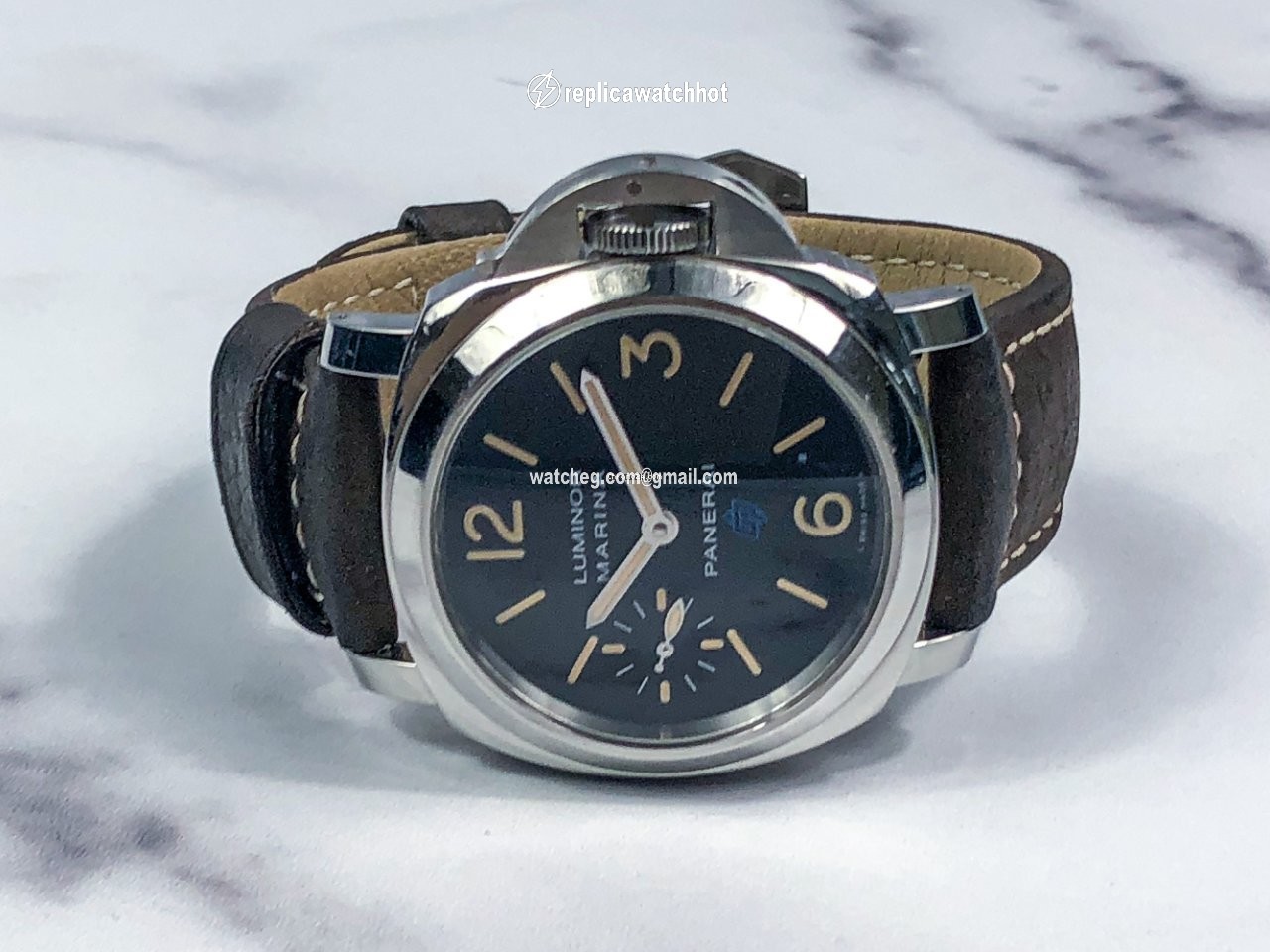Panerai Luminor Marina Mens watch Unisex Manual winding Steel PAM 00631 5