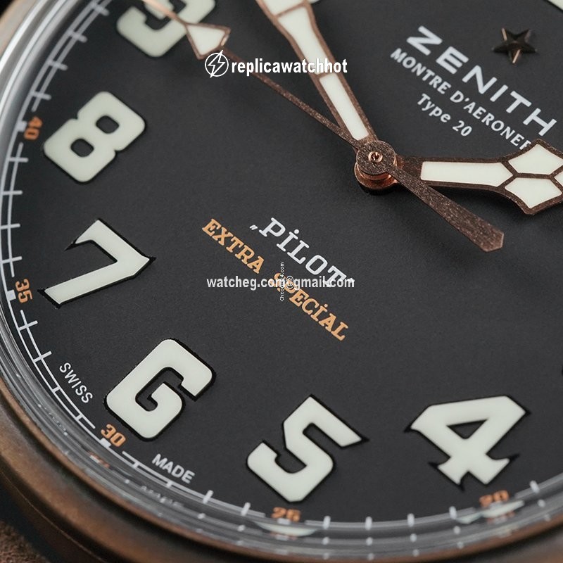 Zenith Pilot Type 20 Extra Special Mens watch Unisex Automatic Bronze 29.2430.679 21.C753 5