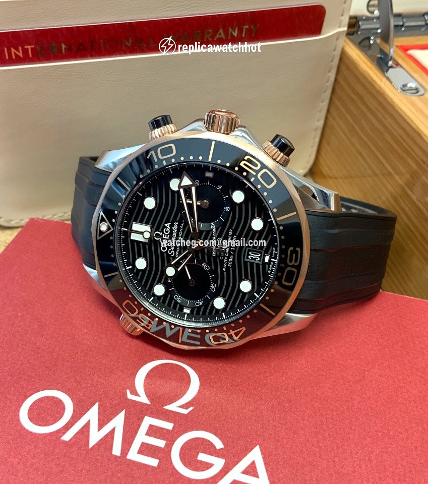 Omega Seamaster Mens watch Unisex Automatic Gold Steel 210.22.44.51.01.001 5