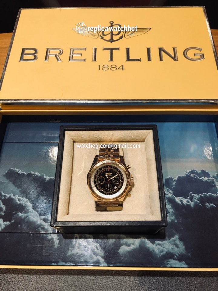 Breitling Bentley Motors Mens watch Unisex Automatic Rose gold H25363 5