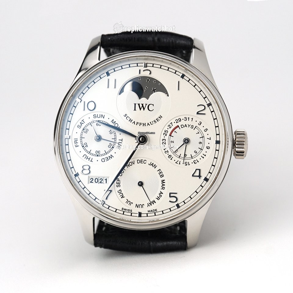 IWC Portuguese Perpetual Calendar Automatic Platinum IW502219 5