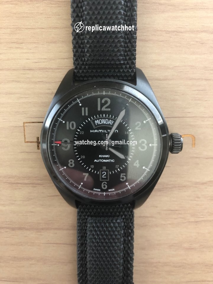 Hamilton Khaki Field Day Date Mens watch Unisex Automatic Steel H70695735 5