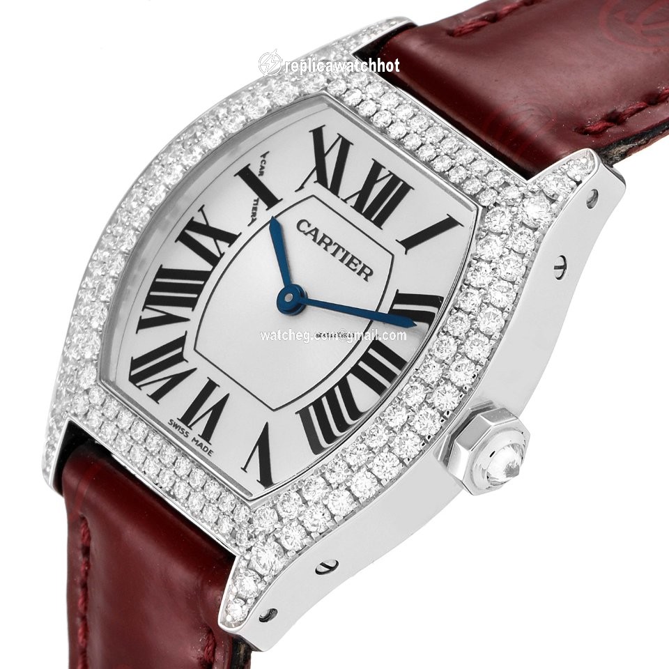 Cartier Tortue Womens watch Manual winding White gold 2644 5