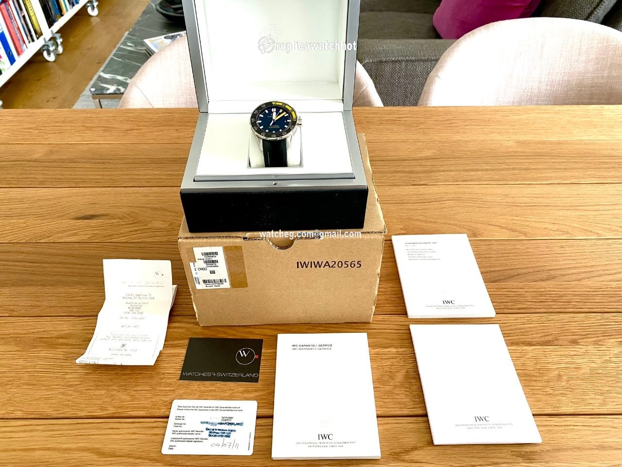 IWC Aquatimer Automatic 2000 Mens watch Unisex Automatic Steel IW356810 5