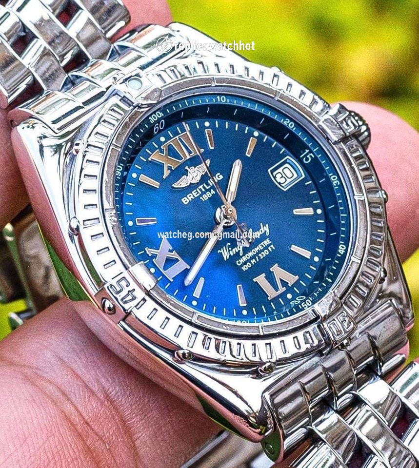 Breitling Wings Lady Womens watch Quartz Steel A67350 5