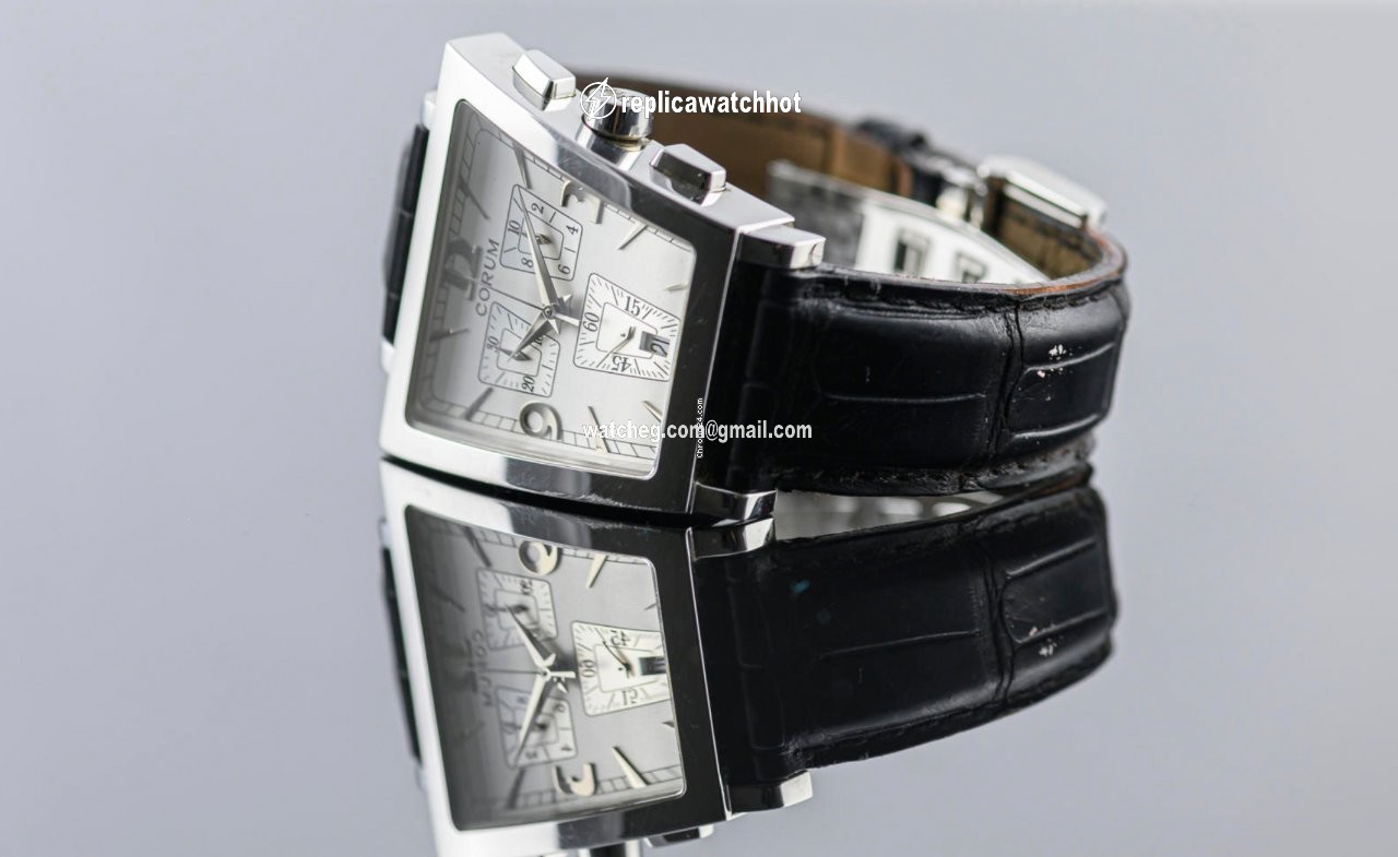 Corum Trapeze Mens watch Unisex Quartz Steel 196.404.20 5