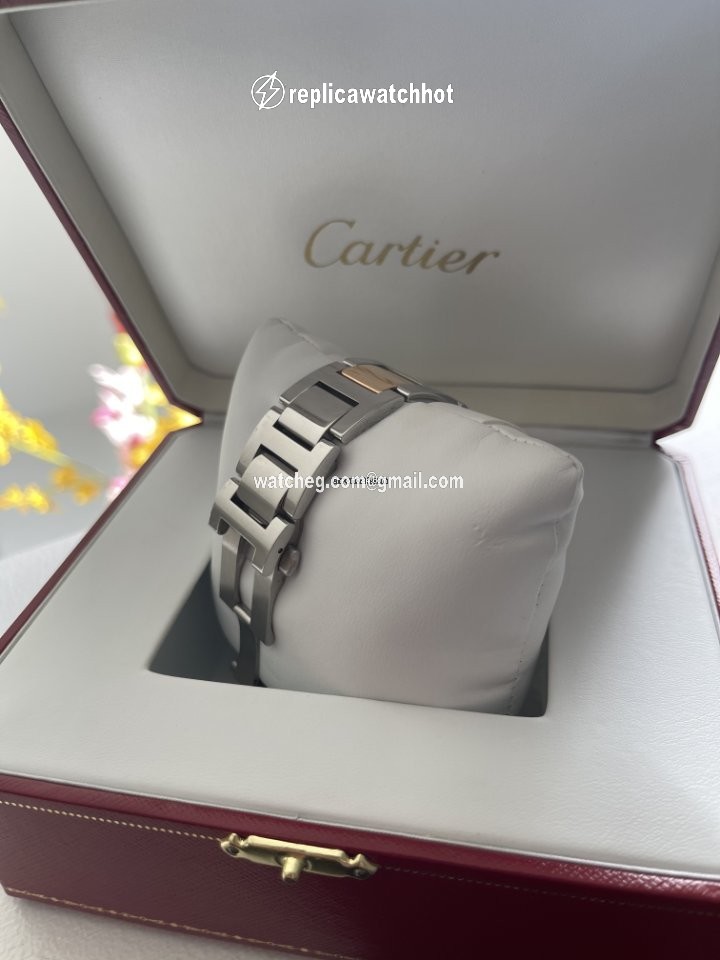 Cartier Ballon Bleu 42mm Mens watch Unisex Automatic Gold Steel W2BB0004 5