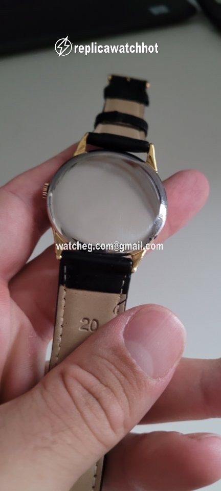 Omega Mens watch Unisex Manual winding Gold Steel 30T2 5