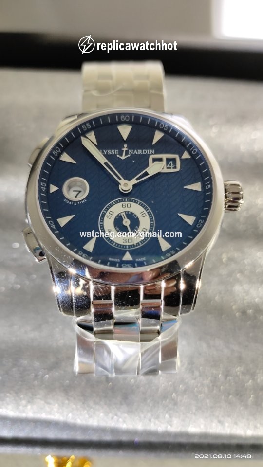 Ulysse Nardin Dual Time Mens watch Unisex Automatic Steel 3343-126LE-7 93 5
