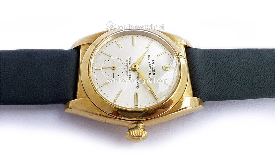 Rolex Bubble Back Mens watch Unisex Yellow gold Automatic 3130 5