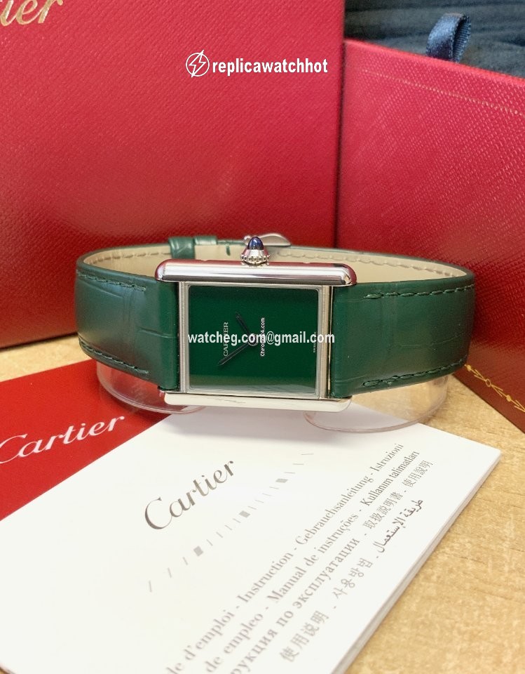 Cartier Tank Womens watch Quartz Steel WSTA0056 5